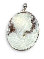 Pendente Mandile 1922 Donna Cammei  in Argento Conchiglia 2MCICM111.13 - 2MCICM111.13